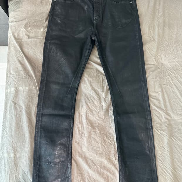 릭오웬스 디트로이트 코팅 진 32사이즈