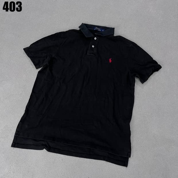 폴로 랄프로렌 블랙 반팔티 