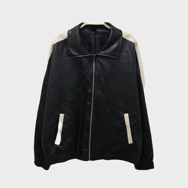 DAZY 페이크 레더 자켓 63439