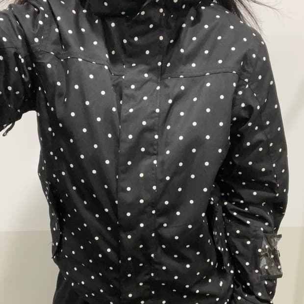 (빈티지) VAXPOT 폴카도트 땡땡이 스노우보드 패딩