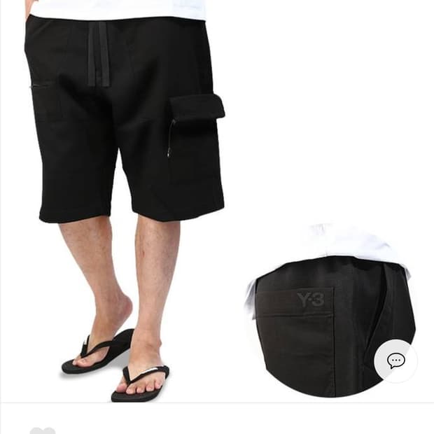 아디다스Y-3 요지야마모토 버뮤다 쇼츠 92 (35-36)