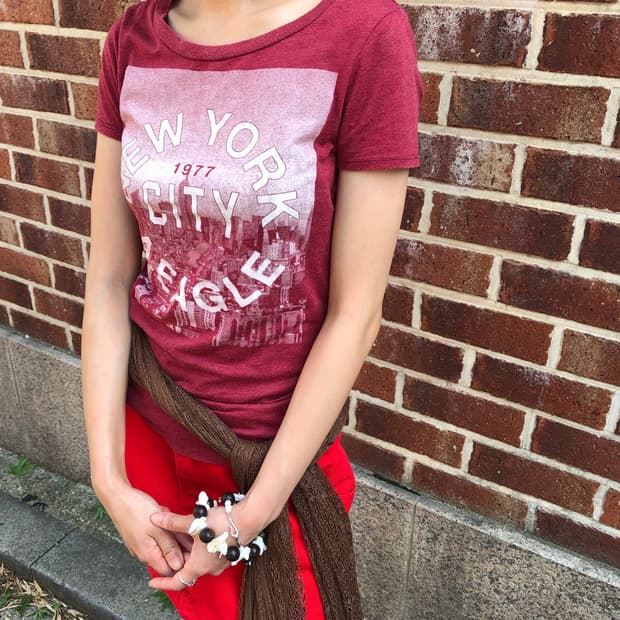 american eagle graphic slim tee