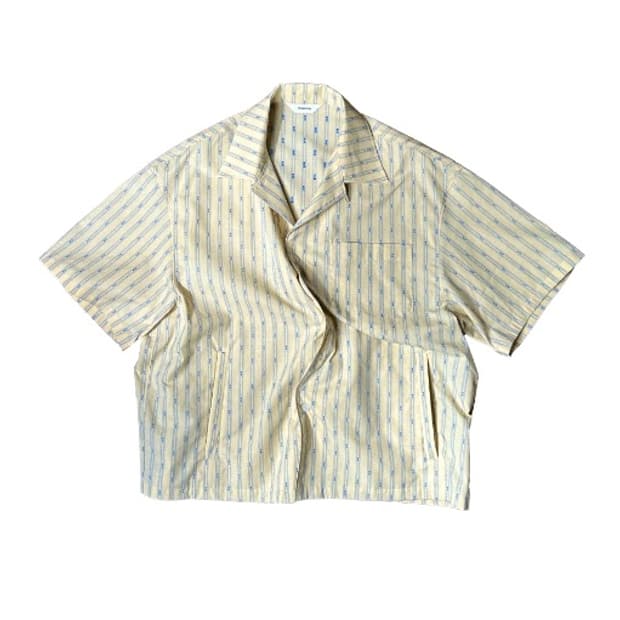 [1] 논노드 베케이션 셔츠 옐로우 스트라이프