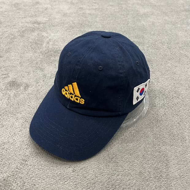 아디다스 네이비 볼캡 태극기 패치