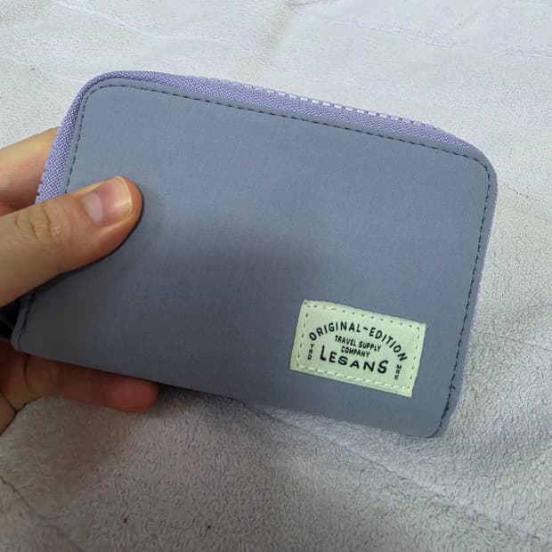 라벤더 카드지갑