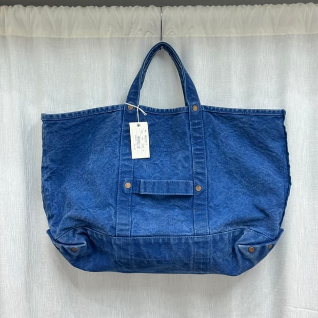 리얼맥코이 조맥코이(JOE McCOY) 인디고 다잉 캔버스 토트백