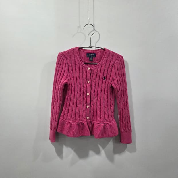 폴로랄프로렌 걸즈 케이블 니트 가디건 5