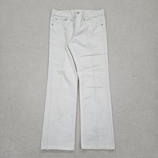 [86-100] 인터메조 부츠컷 화이트 팬츠 바지(얼룩) 1204JM1