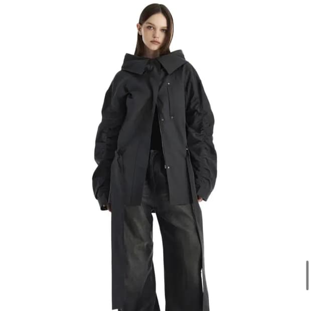 트리밍버드 Hooded Half Field Jumper (차콜)