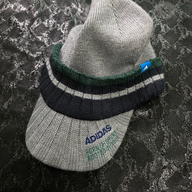 [Adidas]Y2K Grey Knit Cap