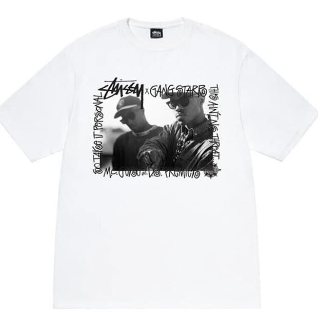 Stussy x Gang starr.. T-shirt White