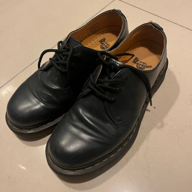 (39size) 닥터마틴 3홀 더비 블루