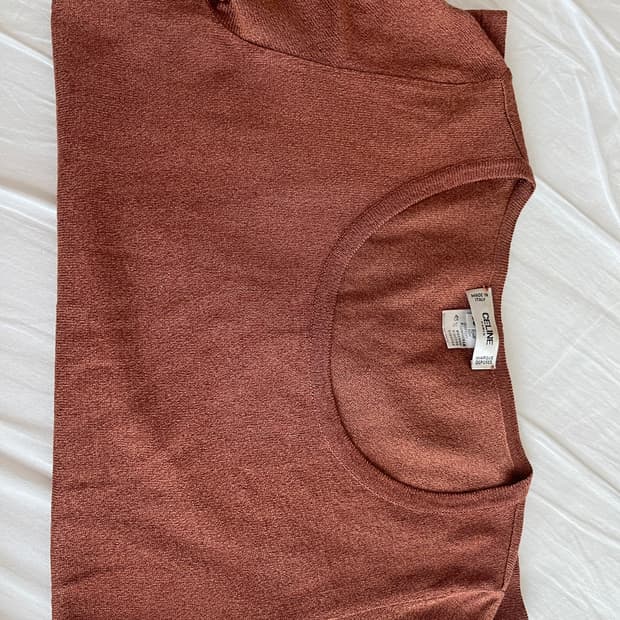 정품 셀린느 라운드 반팔티 