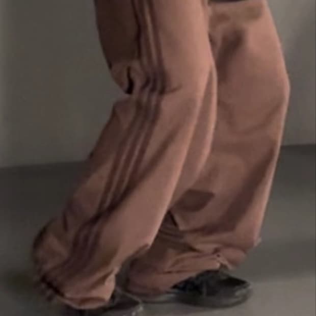 아디다스 브라운 데니팬츠 