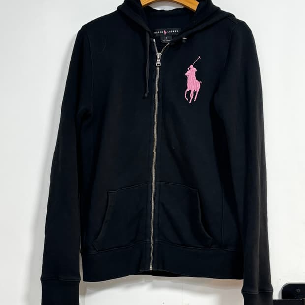 폴로 랄프로렌 빅포니 핑크 후드집업