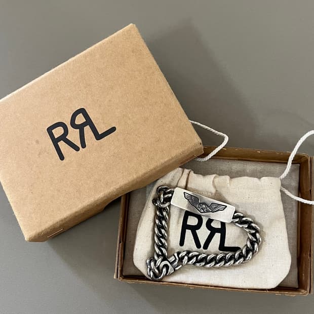 RRL 핸드메이드 스털링 팔찌