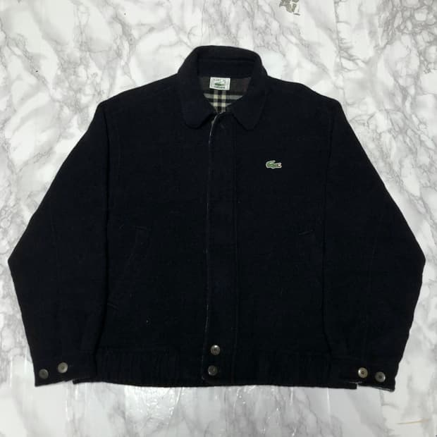 라코스테 울 블루종 자켓 남성용