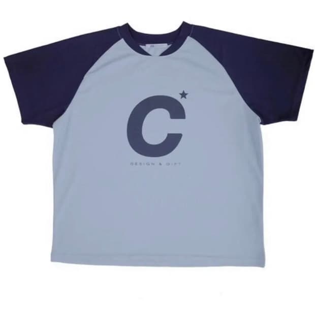 지프트샵 C-STAR RAGLAN T-SHIRT (BLUE/NAVY)