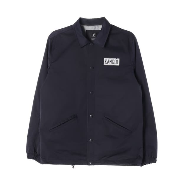 캉골 네이비 패치 로고 코치 자켓 L