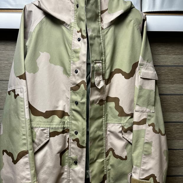 미군 사막3색 데저트 카모 고어텍스 파카