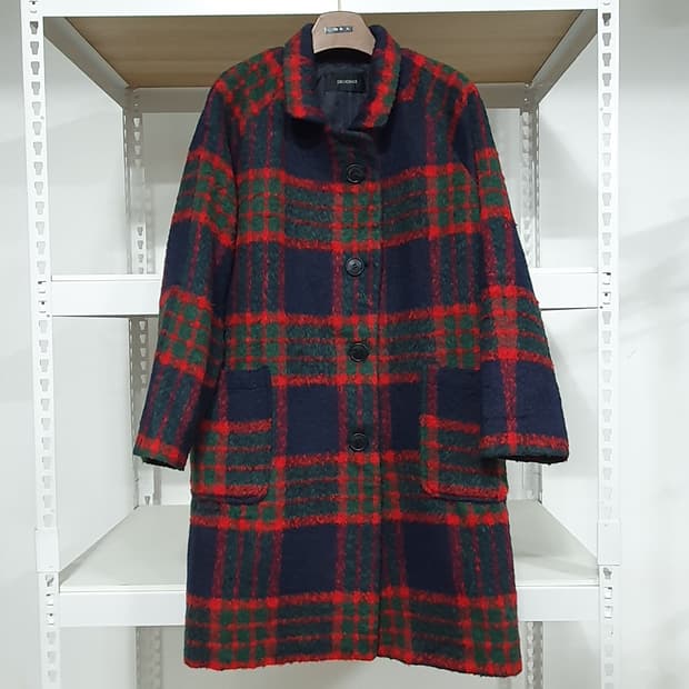 DECADENCE 체크 롱 코트