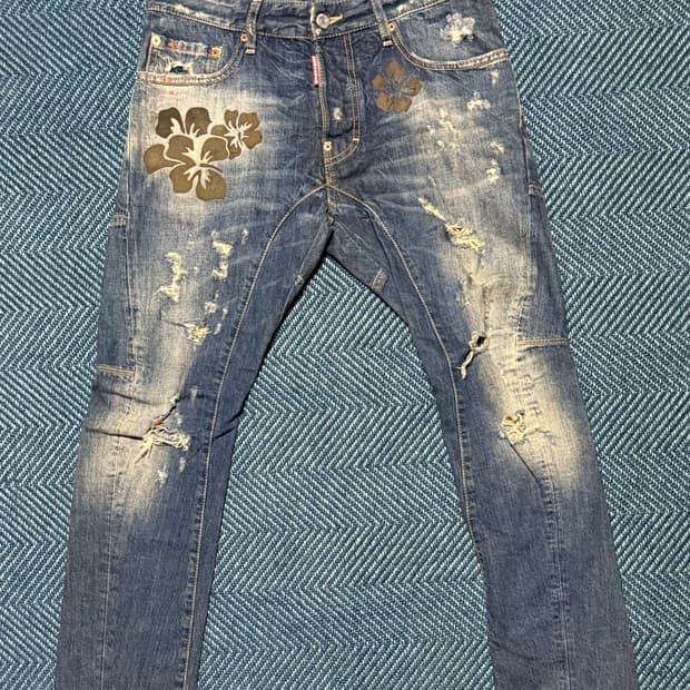 Dsquared2 플라워 데님