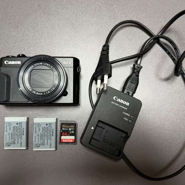 캐논 G7X Mark 2 디지털 카메라