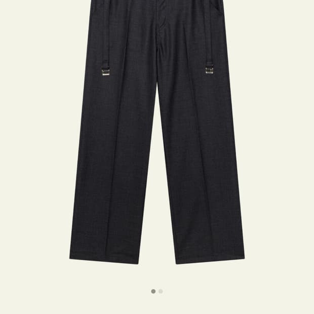 웨이비니스 버클 슬랙스 차콜 2사이즈