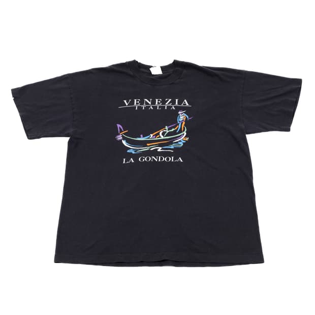 80s SCREEN STARS 베네치아 프린팅 T-Shirt