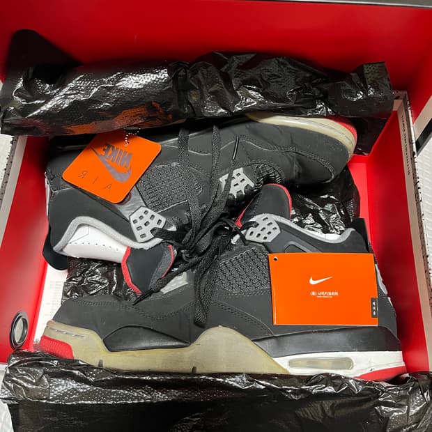 [280]조던 4 브레드 레트로 2019