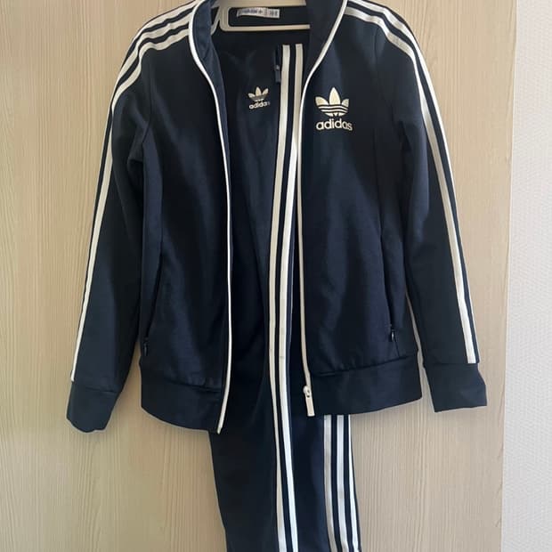 아디다스 네이비 트랙탑 세트