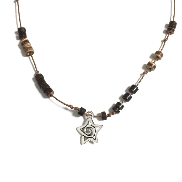 Star Wood Necklace