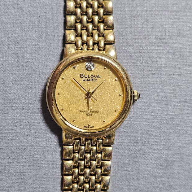 Bulova Super Seville 쿼츠시계 부로바 금장시계 빈티지시계