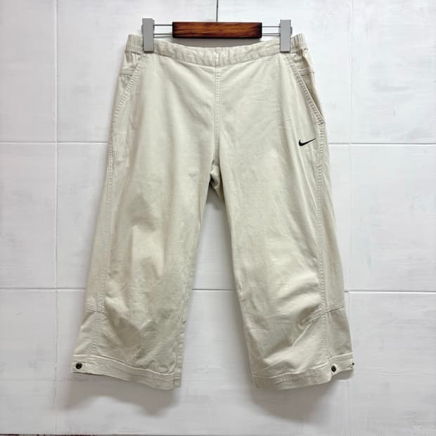 Nike 나이키 버튼 버뮤다 카프리 7부 팬츠 M JPN