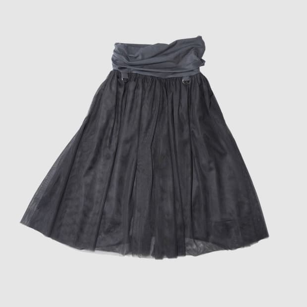 인앤양인하모니 Tulle skirt charcoal 튤스커트 챠콜