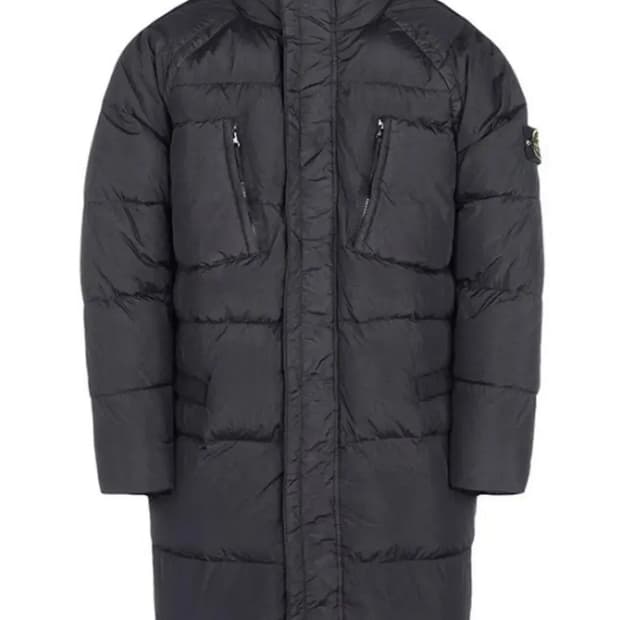 [S] 16FW 스톤아일랜드 크링클랩스 롱패딩 블랙