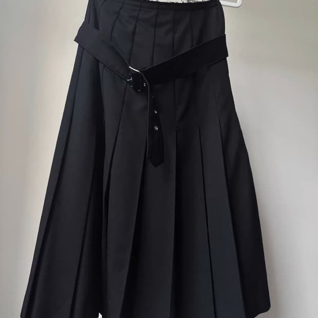 Comme des garcons 벨트 스커트