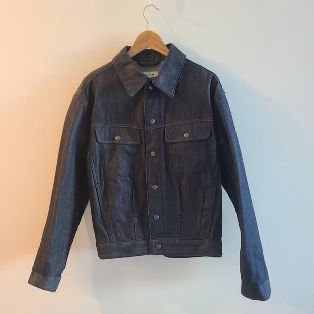 비슬로우 셀비지 데님트러커자켓 인디고S