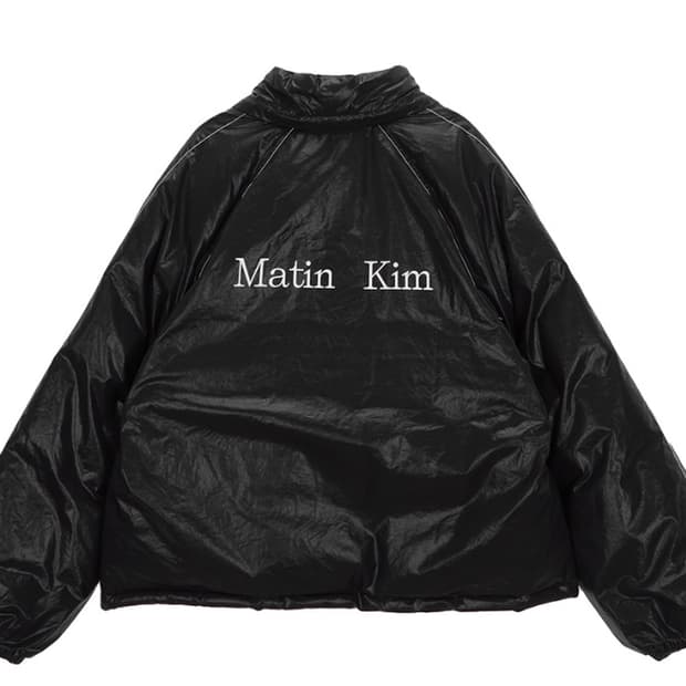 마뗑킴 LOGO DOWN COATING JUMPER 패딩