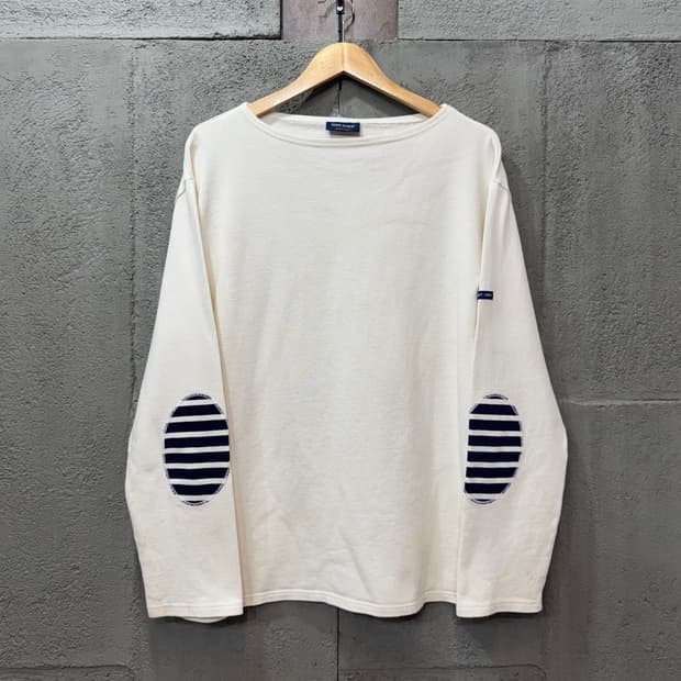 세인트 제임스 엘보 패치 롱슬리브 티셔츠 made in France (L