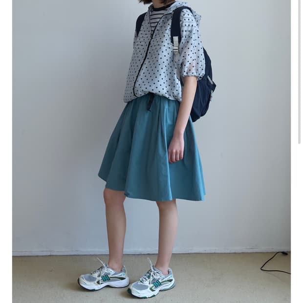 노컨텐츠 벨트 스커트