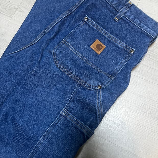 칼하트 더블니 카펜터 데님