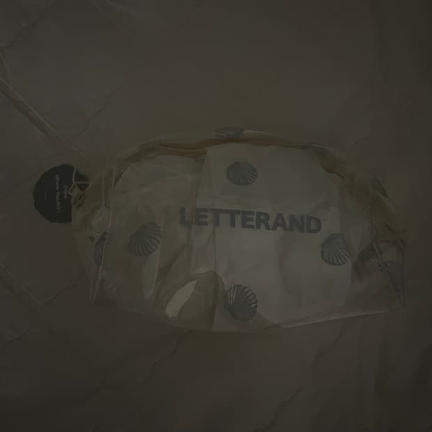 (미개봉) 레터앤 투명 퍼우치