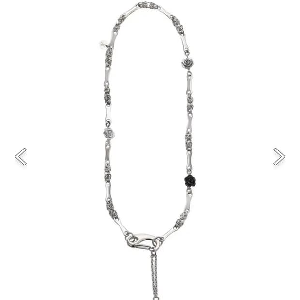 XANADU 제나두 목걸이 PUNK ROSE CHAIN NECKLACE