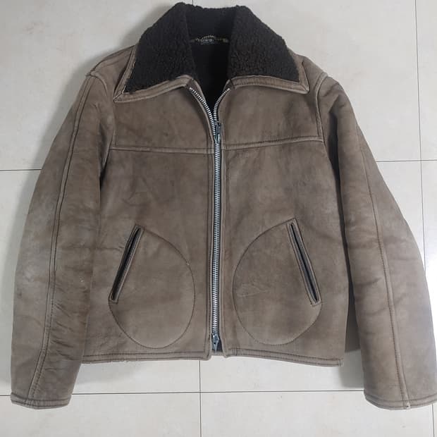 60s 빈티지 스코틀랜드 무톤자켓