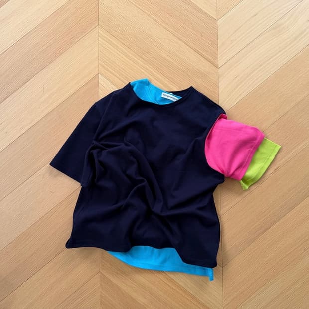 selvage project Color Block Top