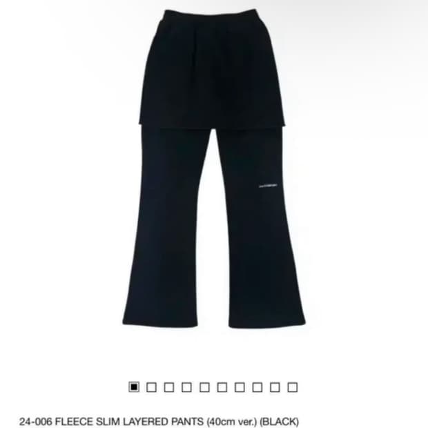jichoi 24-006 fleece layered pants