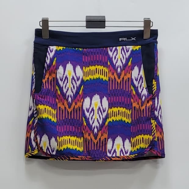 POLO 랄프로렌 골프 밴딩 스커트 / 여 XS 멀티컬러
