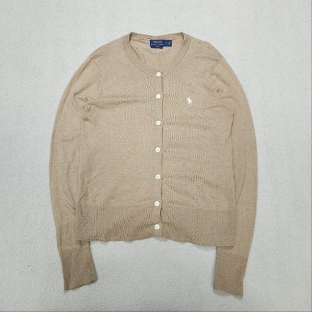 폴로 랄프 로렌 피마 코튼 가디건 S