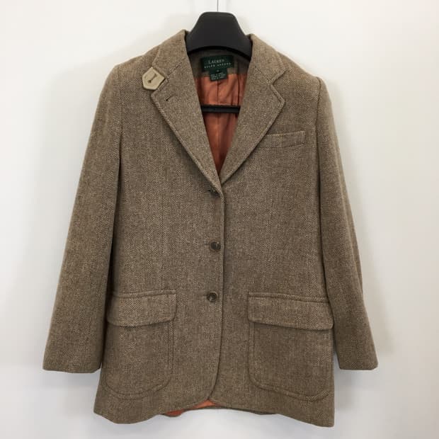 폴로 랄프로렌 헤링본 울 자켓 55 